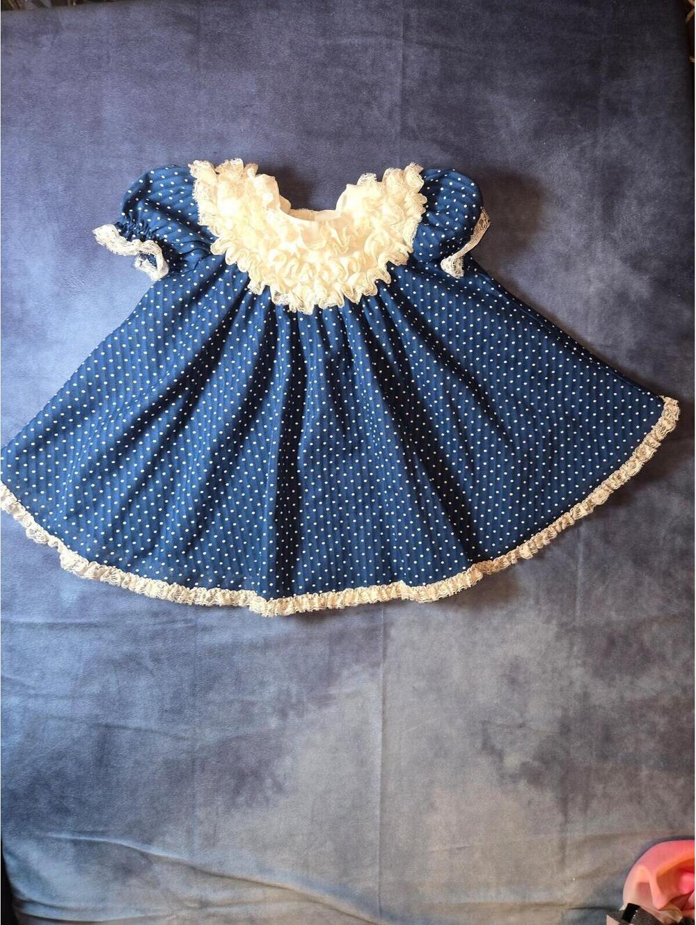 Navy blue vintage Bryan dress